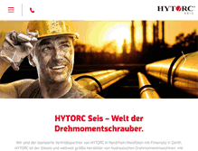 Tablet Screenshot of hytorc-seis.de